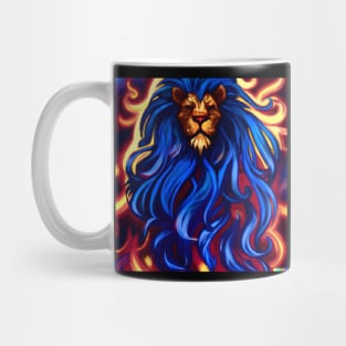 MYSTIC BLUE LION Mug